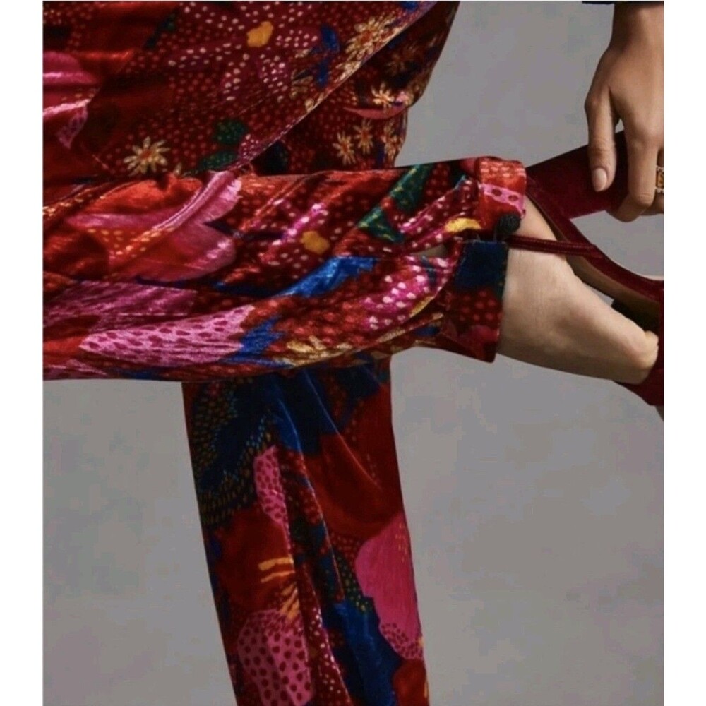 Anthropologie X Farm Rio Snake Jumpsuit Large Multicolor NWT $310 - Picture 5 of 7